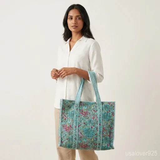 XL-Zippered-Tote-Bag-with-Matching-Travel-Pouches-for-Organization