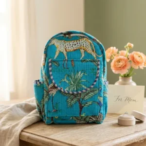 Front-Zipper-Pocket-And-Side-Water-Bottle-Slots-On-Boho-Backpack