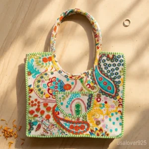 Inside-And-Outside-Pocket-Storage-On-Cotton-Boho-Jhola-Bag