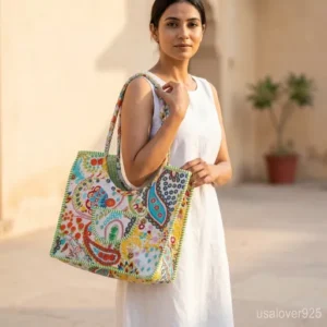 Floral-Quilted-Cotton-Tote-Bag-Hand-Block-Print-Indian-Ethnic-Shopper