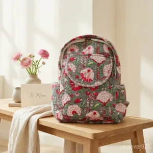 Front-Zipper-Pocket-And-Side-Water-Bottle-Slots-On-Boho-Backpack