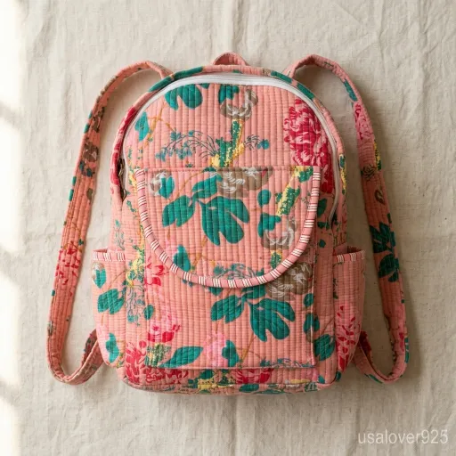 Lightweight-Cotton-School-Bag-And-Travel-Daypack-For-Women