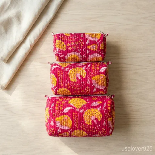 Artisan-Made-Pink-Toiletry-Organizer-Kit-For-Women