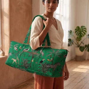 Handmade Quilted Cotton Yoga Mat Bag